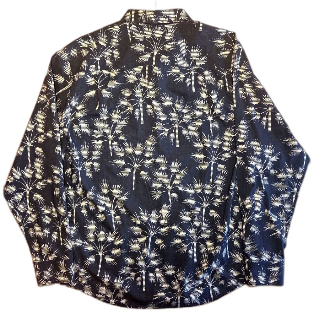 Tommy Bahama Shirt Men XL IslandZone Palm Blanc Longsleeve Moisture Wicking Golf - Picture 4 of 10